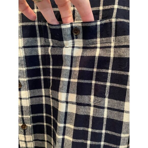 J. Crew Men's Plaid Flannel Shirt M Multicolor Long Sleeve Casual - Picture 5 of 10